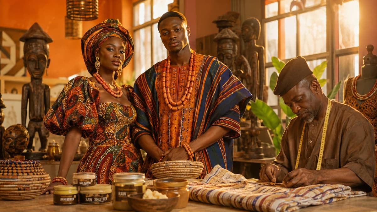 Authentic African cultural fashion and craft creators